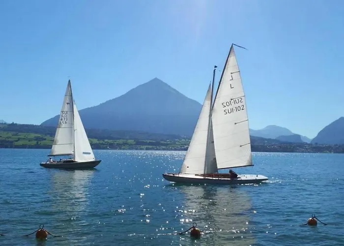 Thun Alps Scenic Views And Concierge By Swisshut 지그리스빌