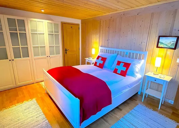 펜션 Thun Alps Scenic Views And Concierge By Swisshut *