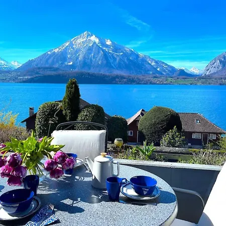 Semesterbostad Swisshut Stunning Views Alps - Apart. Herzog 24