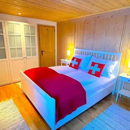 Nyaraló Thun Alps Scenic Views And Concierge By Swisshut *